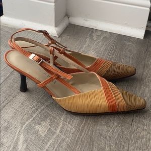 Boucherel sling back kitten heels size 38
